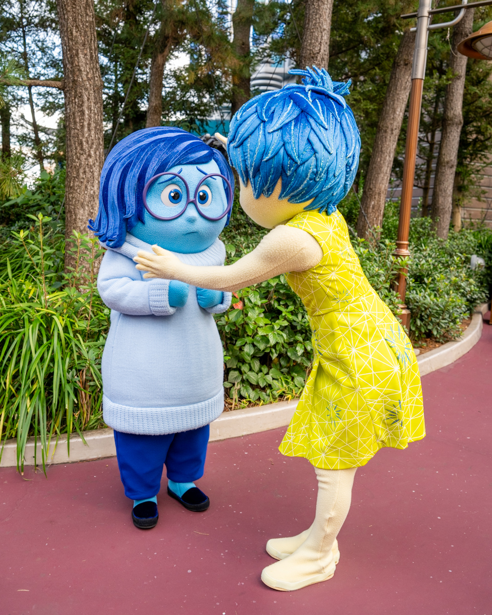 東京ディズニーシー『インサイド・ヘッド』ヨロコビ、カナシミグリーティング3