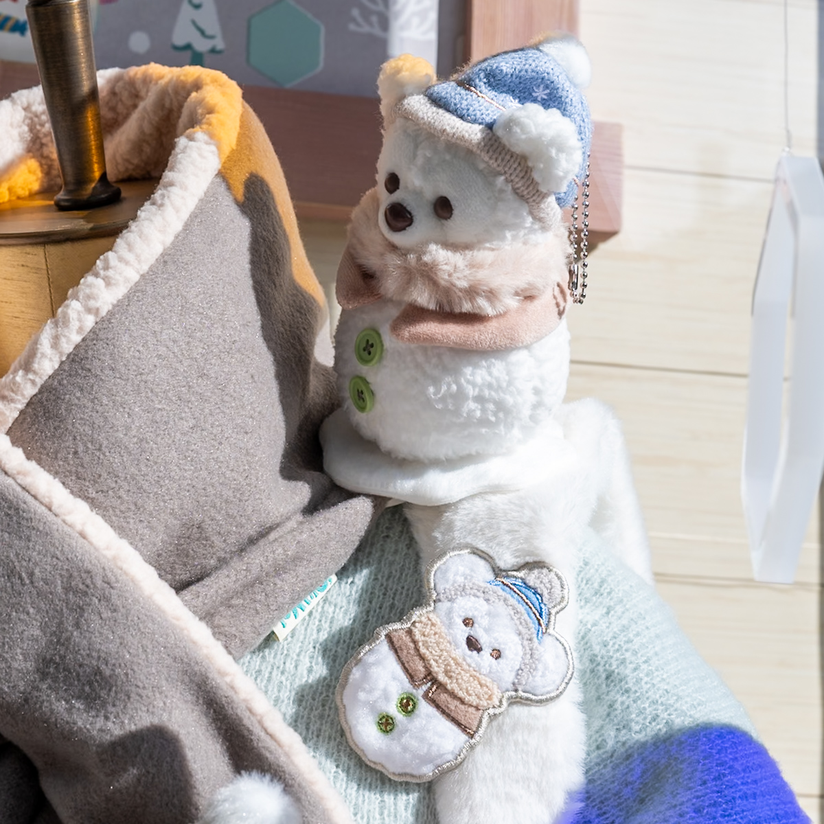 雪だるまダッフィーぱっちん1