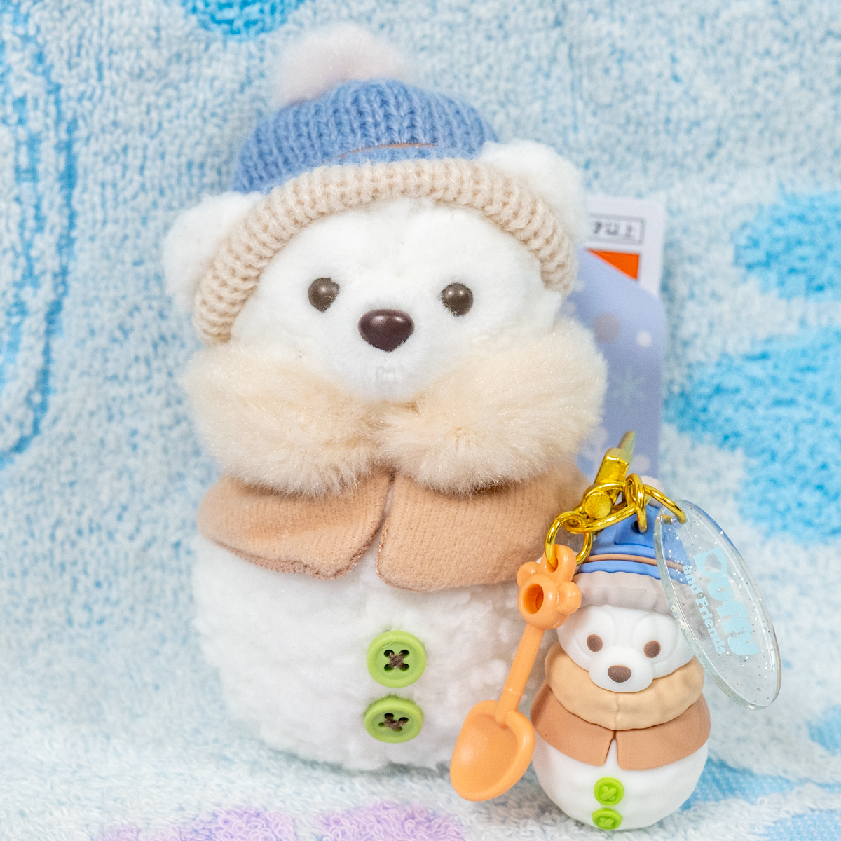 雪だるまダッフィーぬいぐるみチャーム