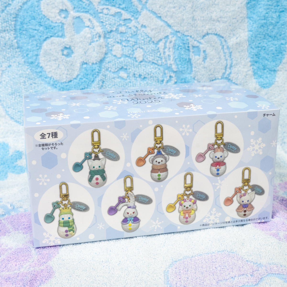 ダッフィーアンドフレンズ雪だるまチャームセット