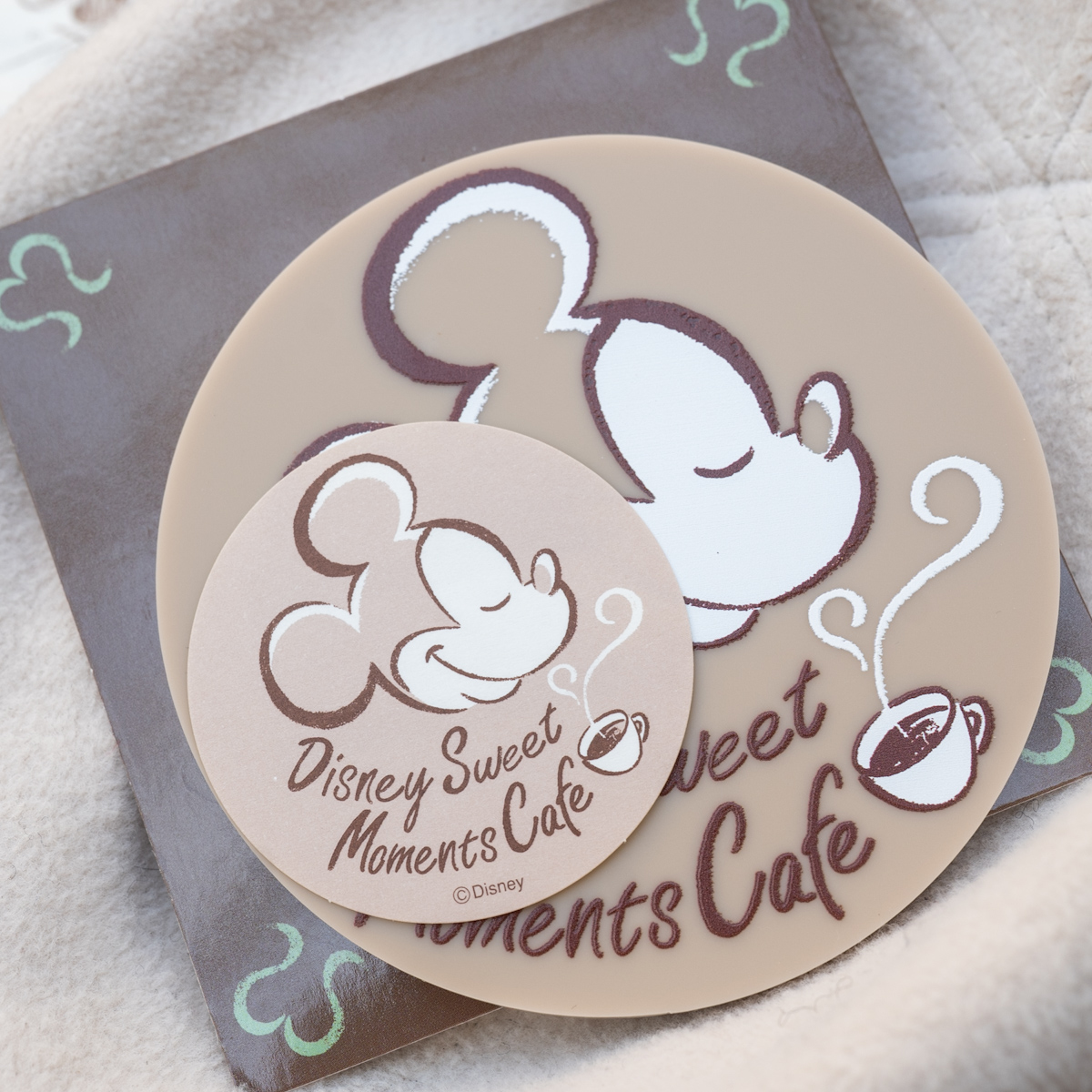 ミッキーコースター　ステッカー