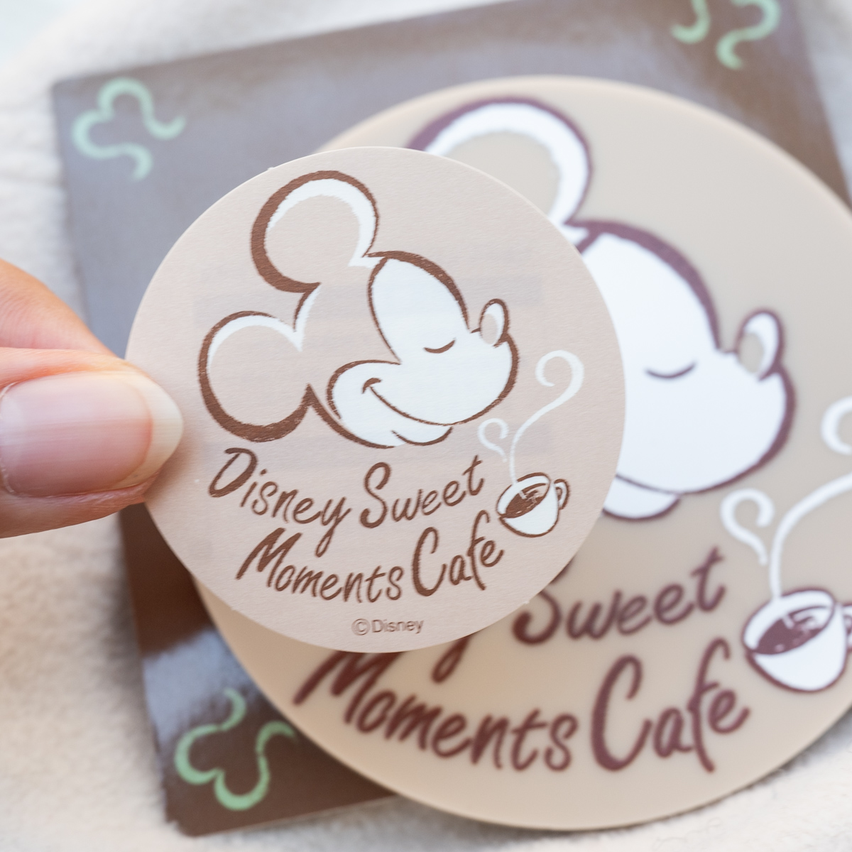 ミッキースーベニアコースター ステッカー