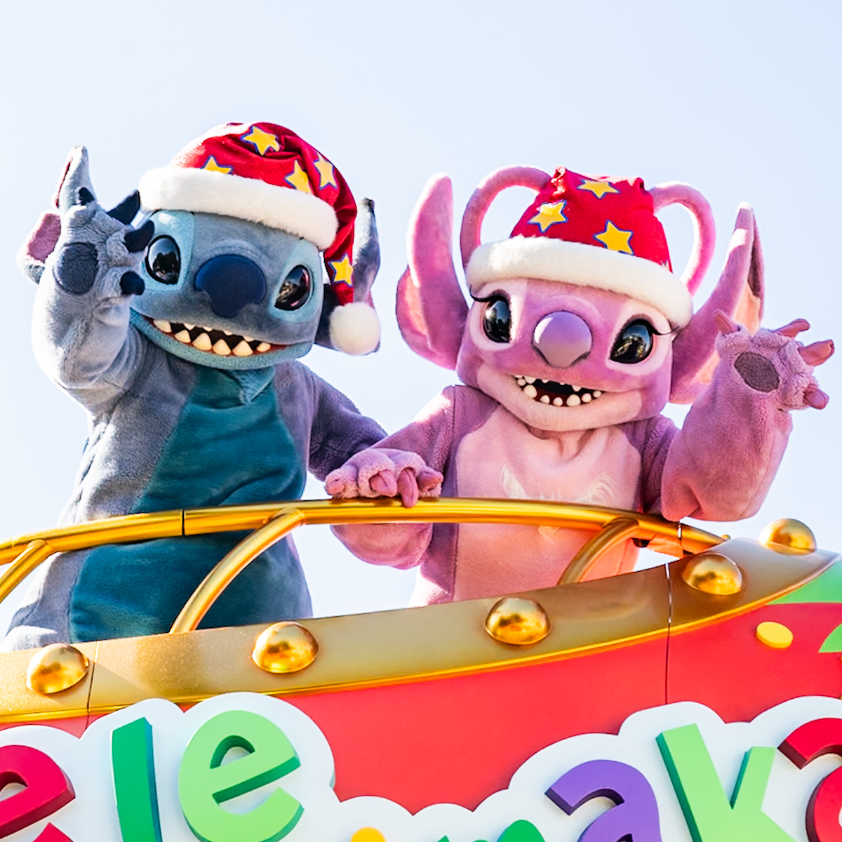 乗り物大好きっ子の願いを乗せたフロート スティッチとエンジェル