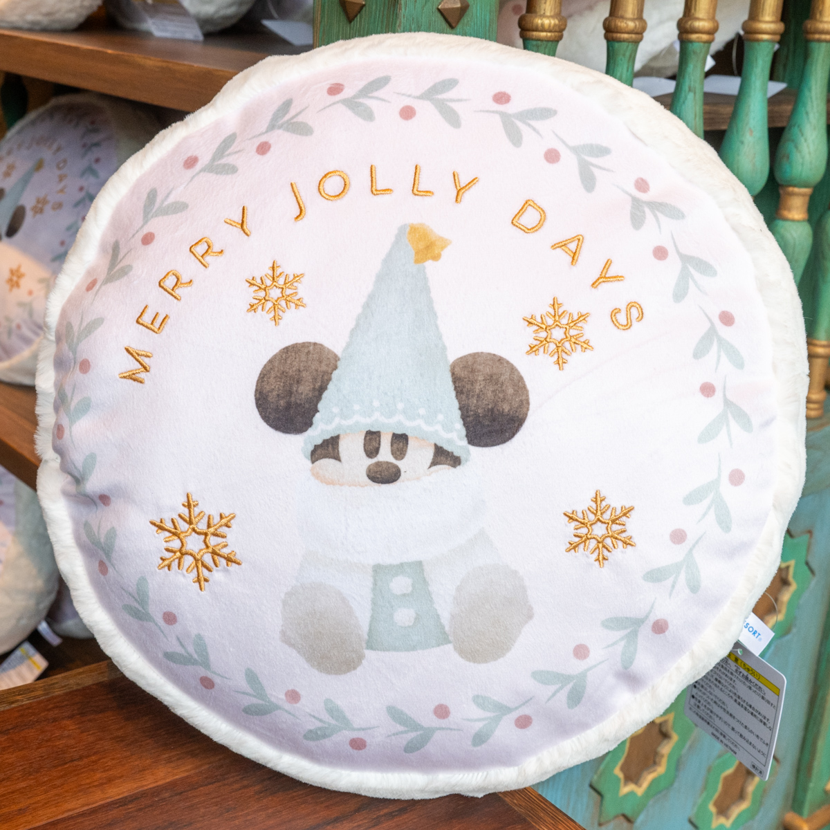 東京ディズニーシー「アブーズ・バザール」“ディズニー・クリスマス2025”景品　リルリンリンクッション1