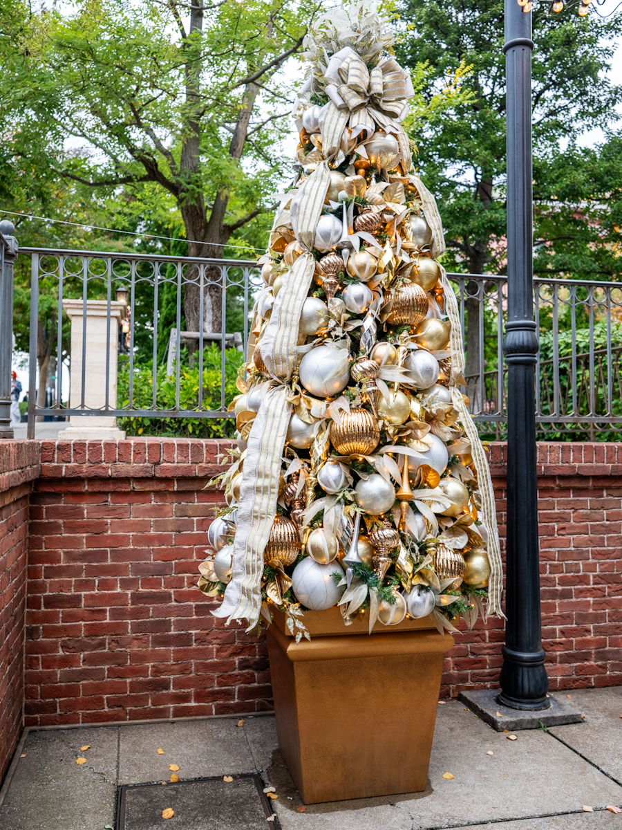 東京ディズニーシー「ニューヨーク・デリ」“ディズニー・クリスマス2025”クリスマスツリー