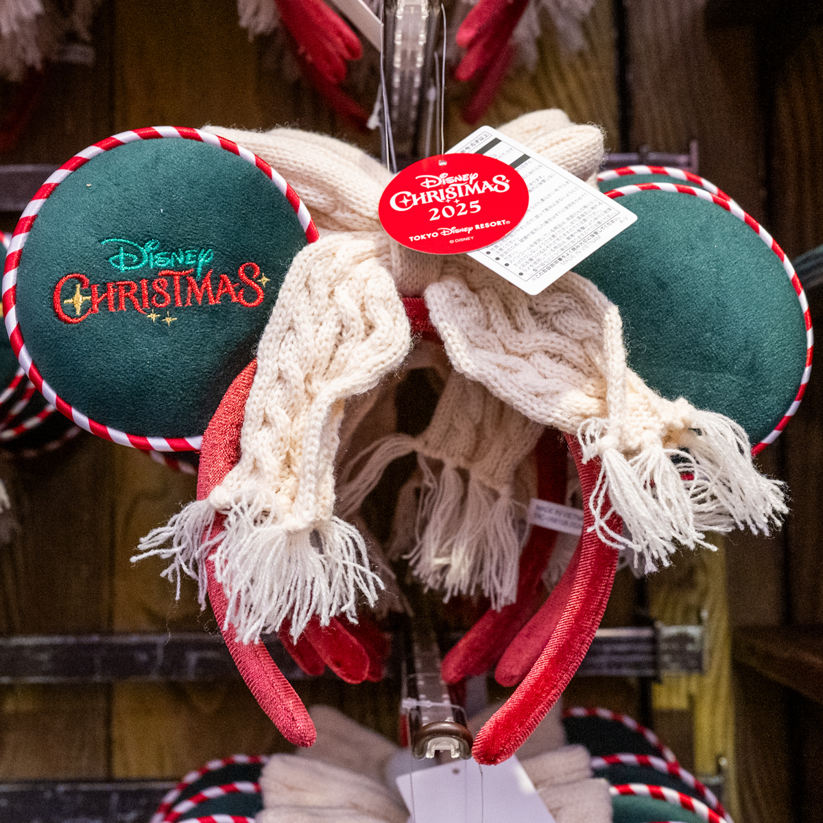 ミニーカチューシャ(ディズニー・クリスマス)1