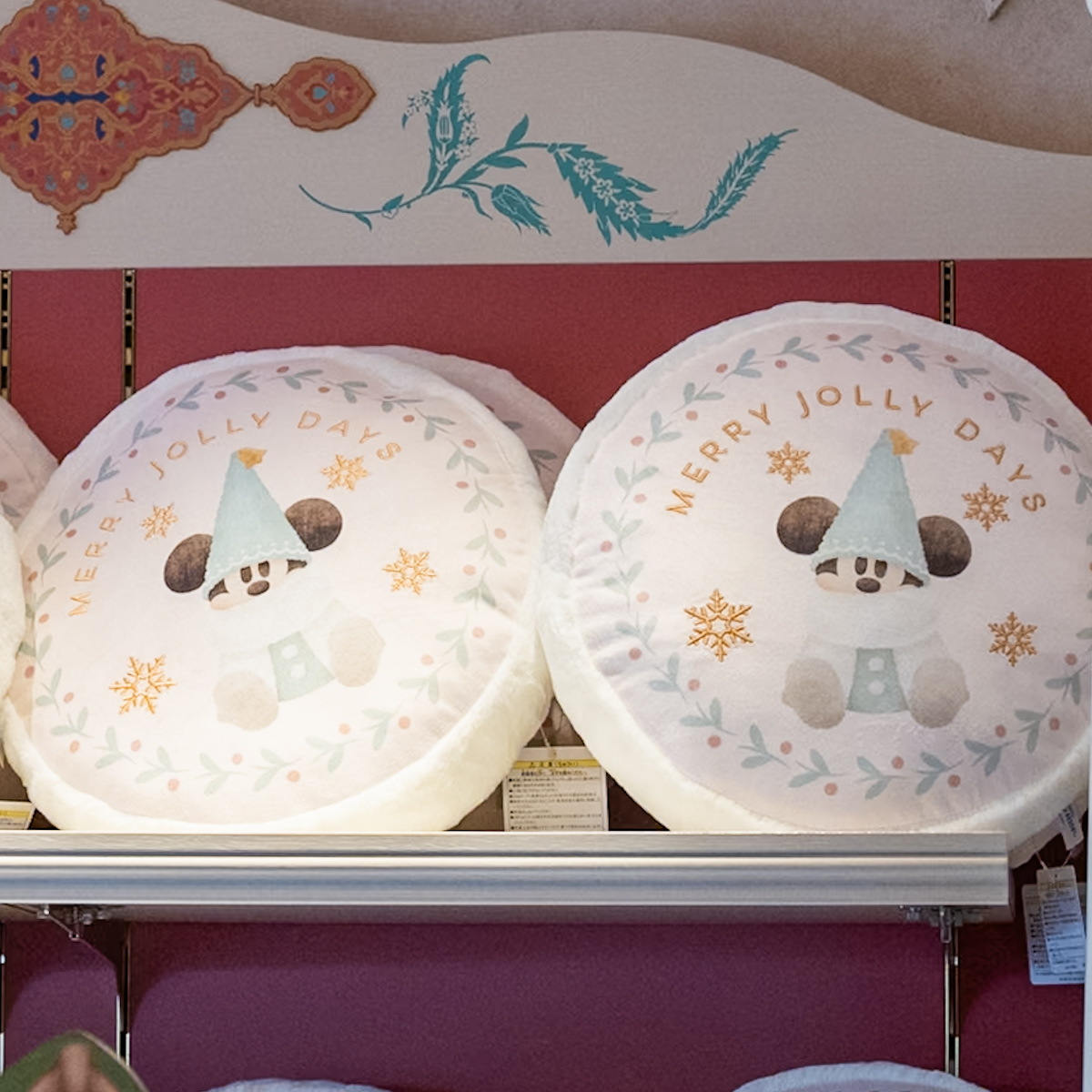 成功景品”ディズニー・クリスマス2025”リルリンリンクッション（円形）