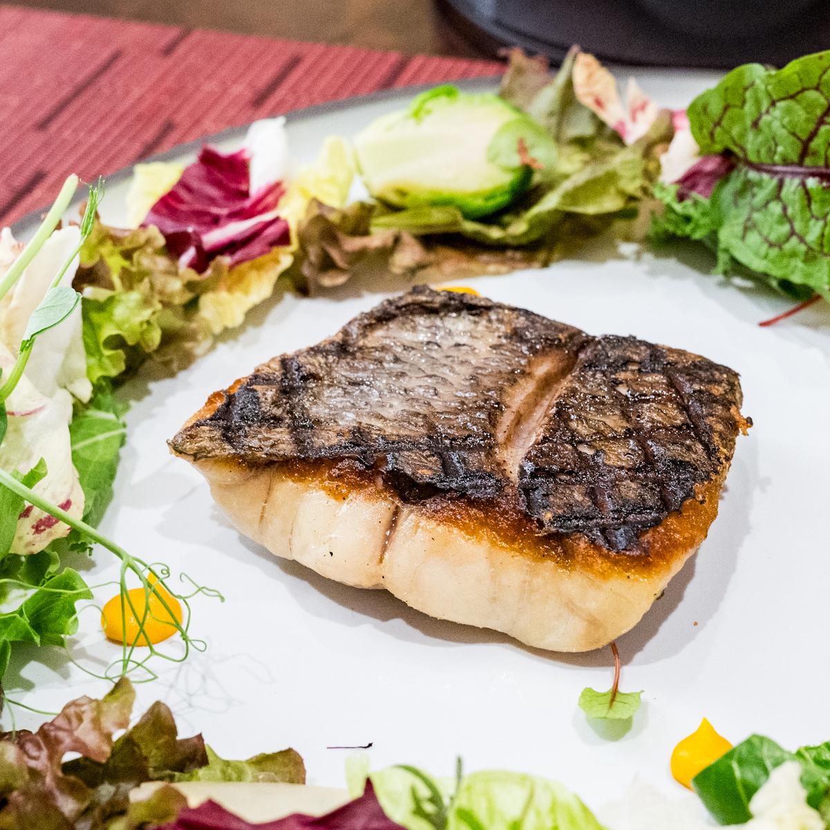 黒ムツのグリル ・丹波黒どりのグリル ・国産ポークのグリルと熟成サラミ ・国産牛サーロインのグリル（別途2,500円）