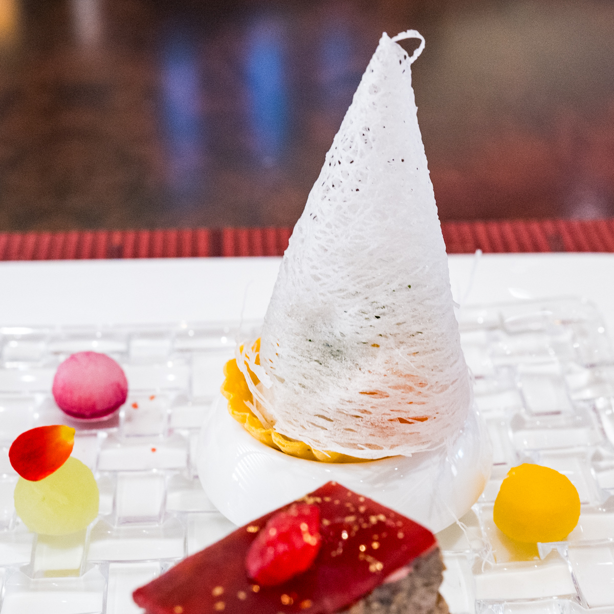 鱈のブランダードと彩り野菜のタルト