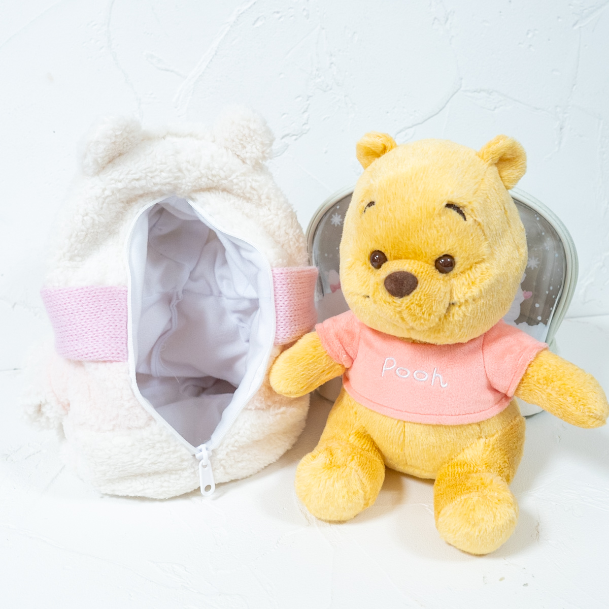 プーさん ぬいぐるみ 2WAY WHITE POOH1