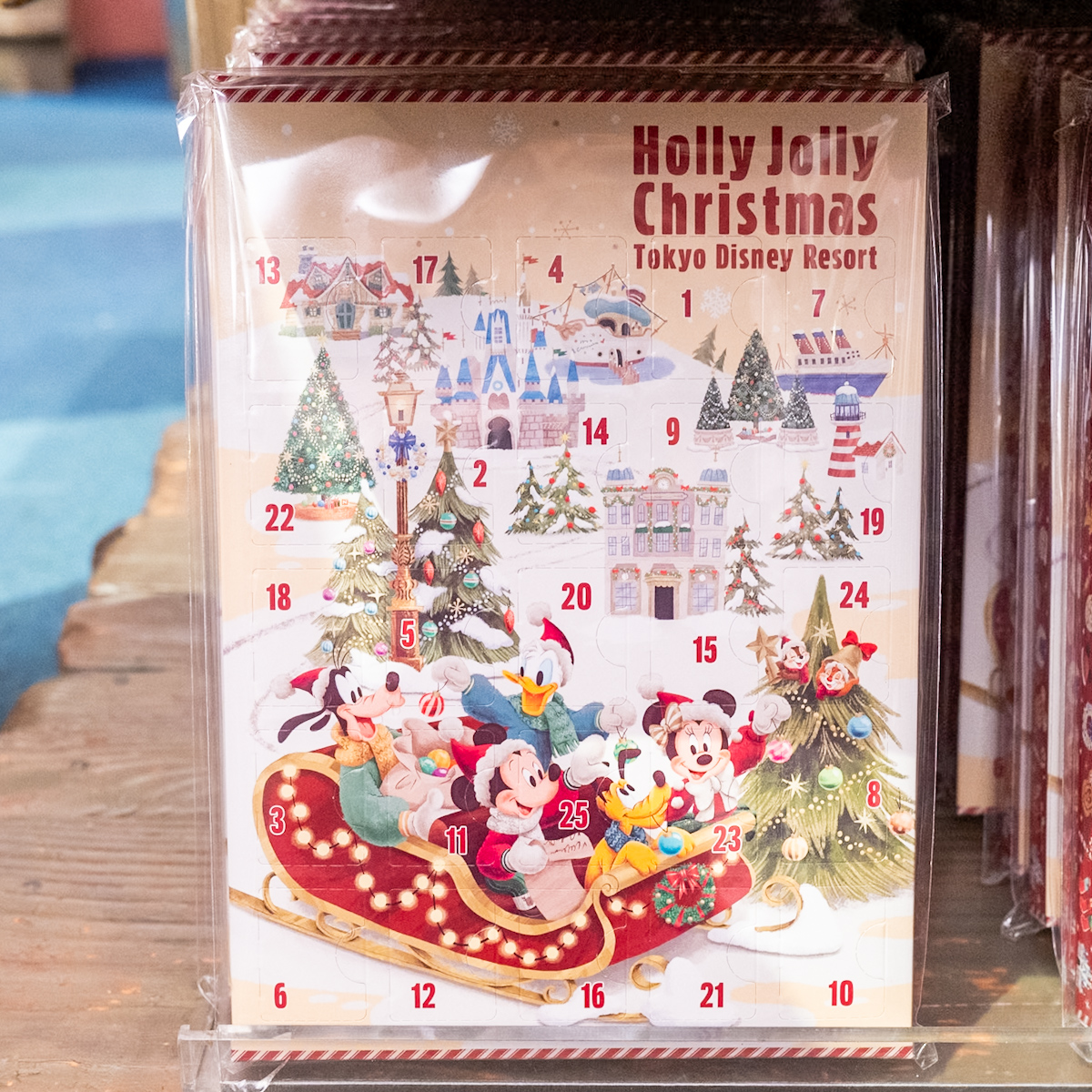 アソーテッド・チョコレート アドベントカレンダーデザイン