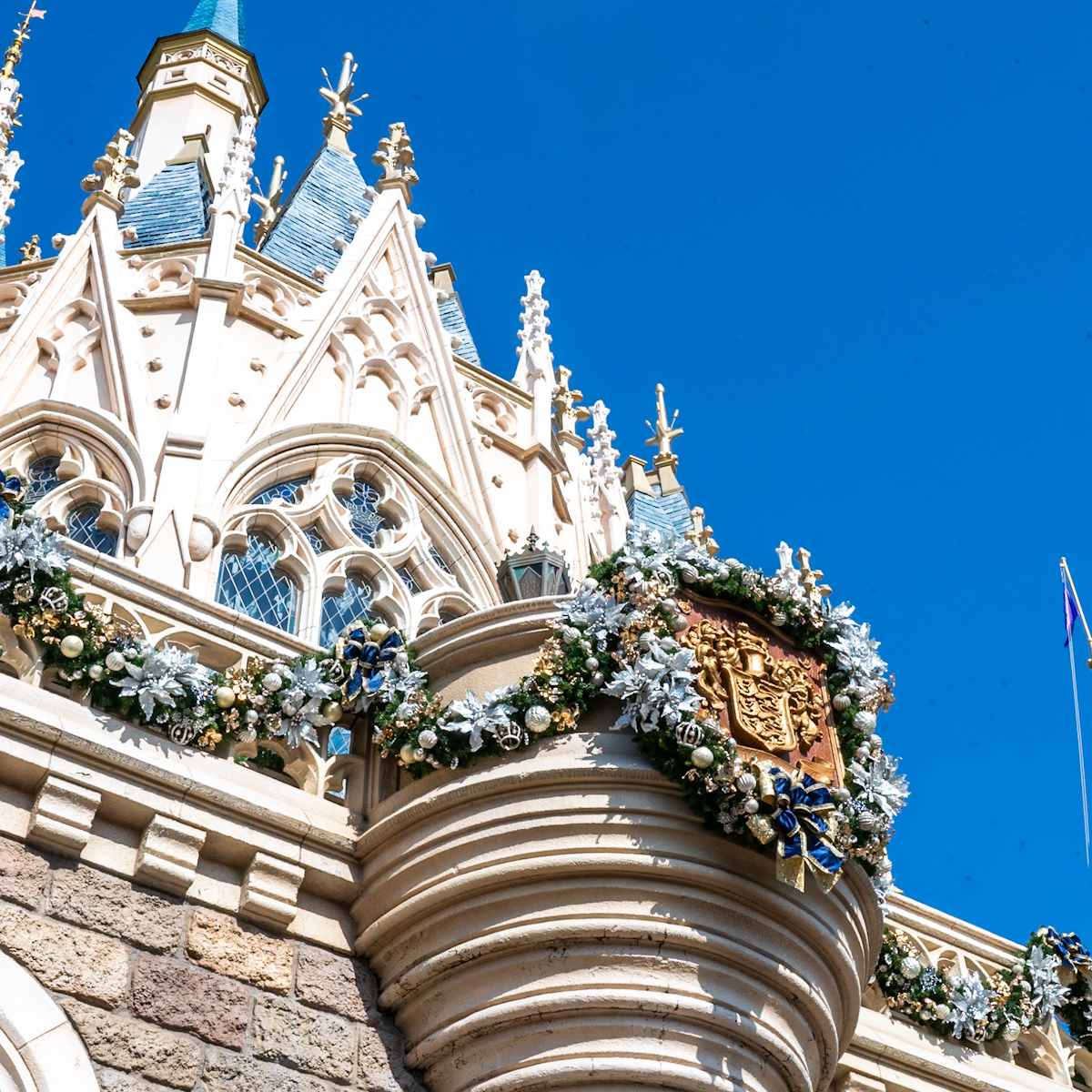 シンデレラ城　クリスマス