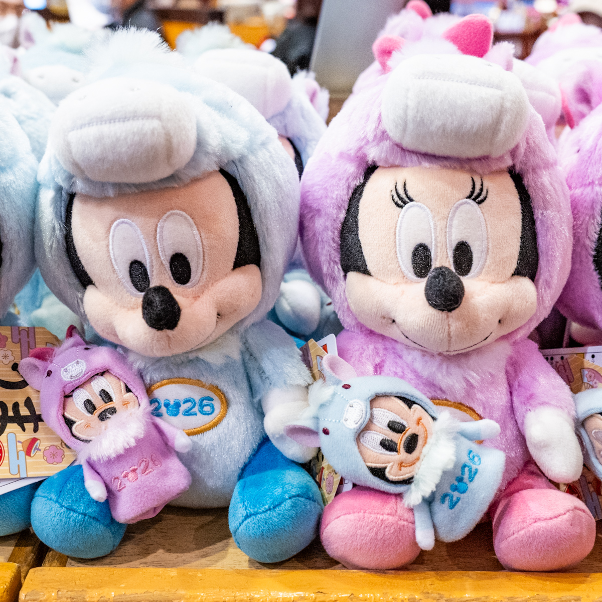東京ディズニーリゾートのお正月 干支ぬいぐるみ・ミッキー、ミニー