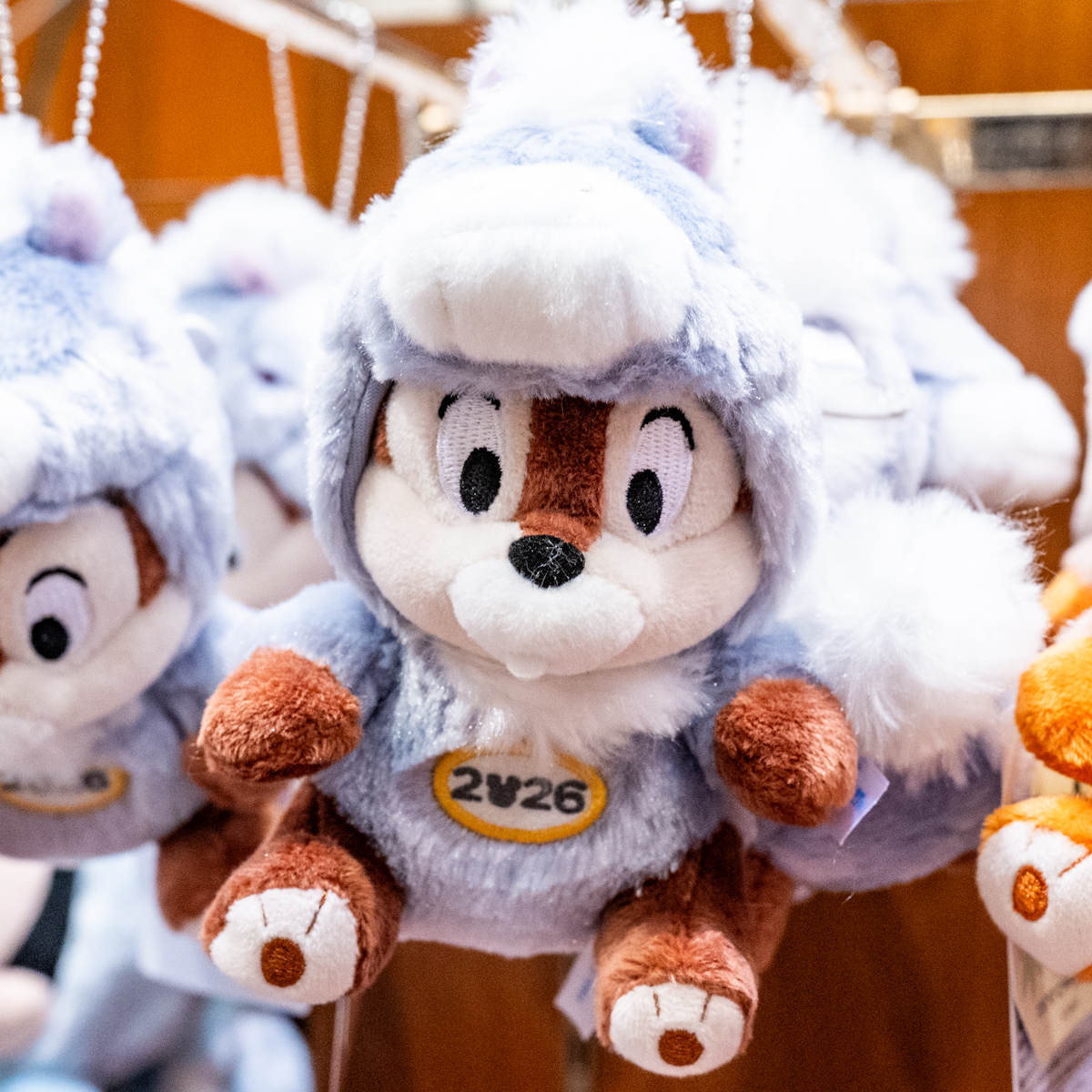 東京ディズニーリゾートのお正月 干支ぬいぐるみバッジ チップ