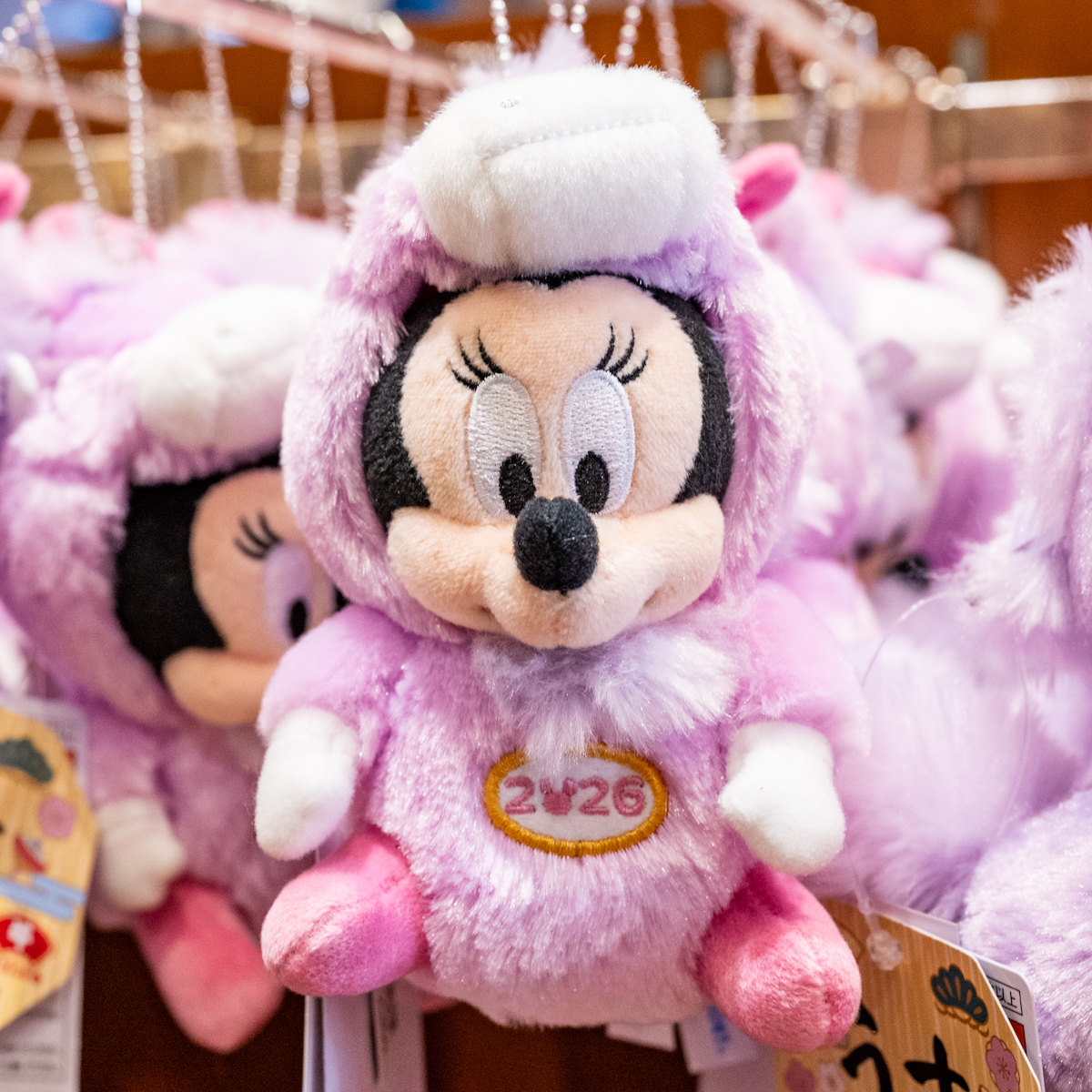東京ディズニーリゾートのお正月 干支ぬいぐるみバッジ ミニー