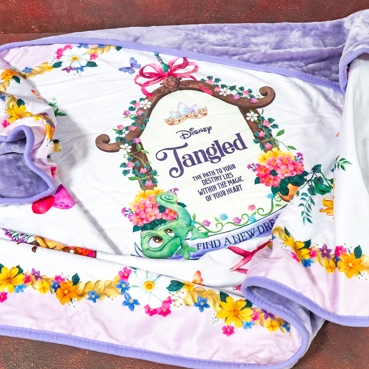 塔の上のラプンツェル ブランケット 2WAY Disney TANGLED 15TH　デザイン