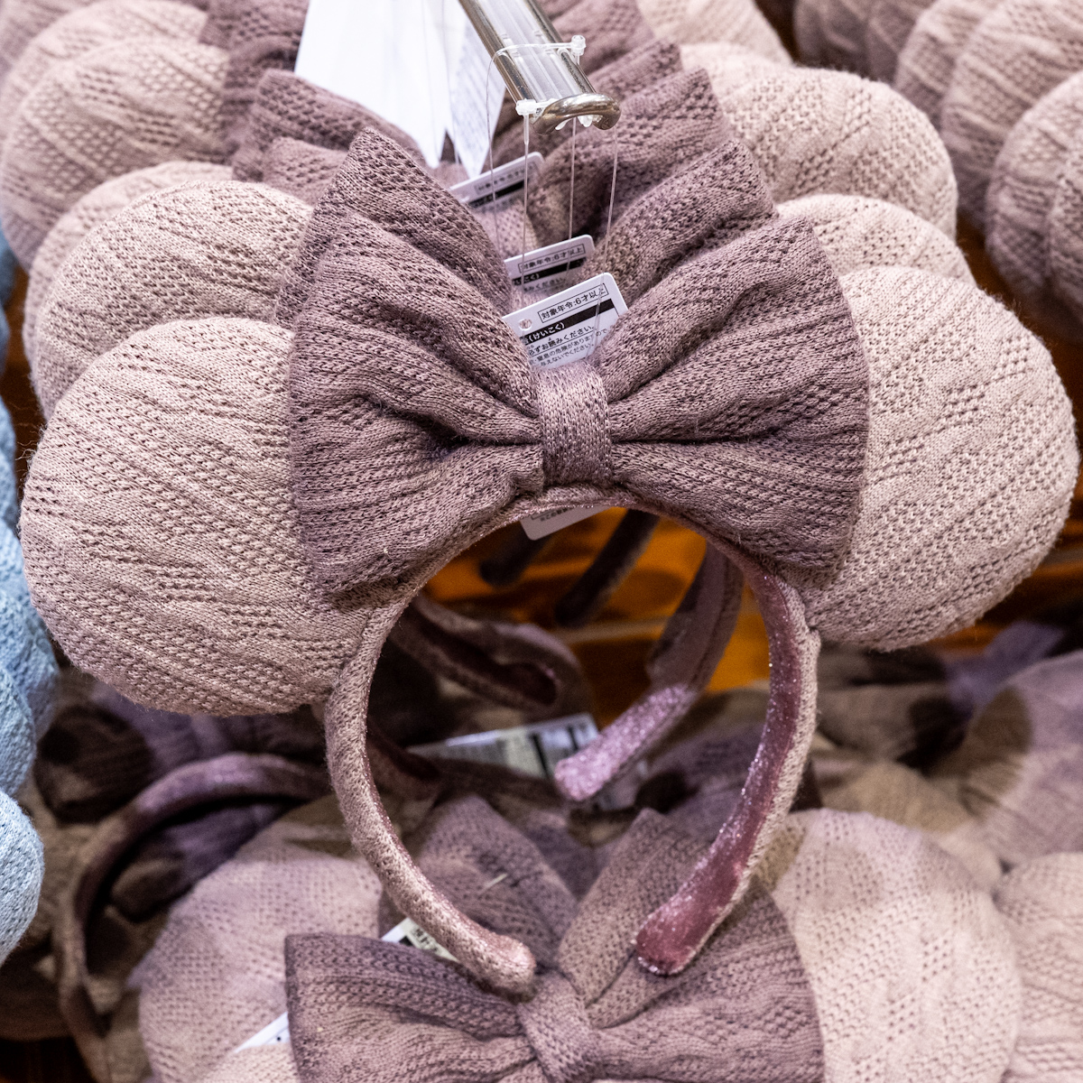 ミニーカチューシャ(ニット・ブラウン)