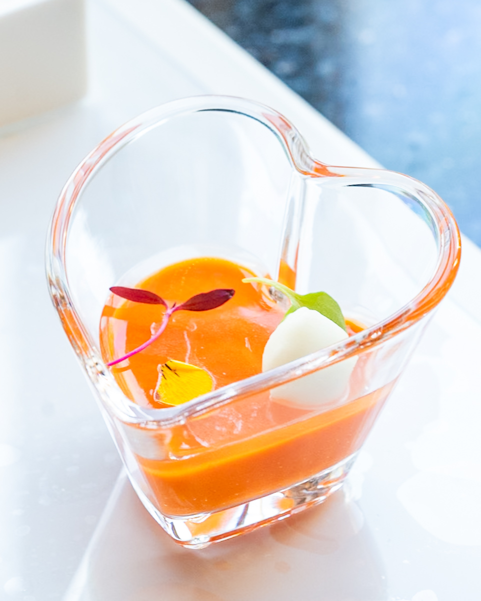 赤ピーマンのムース