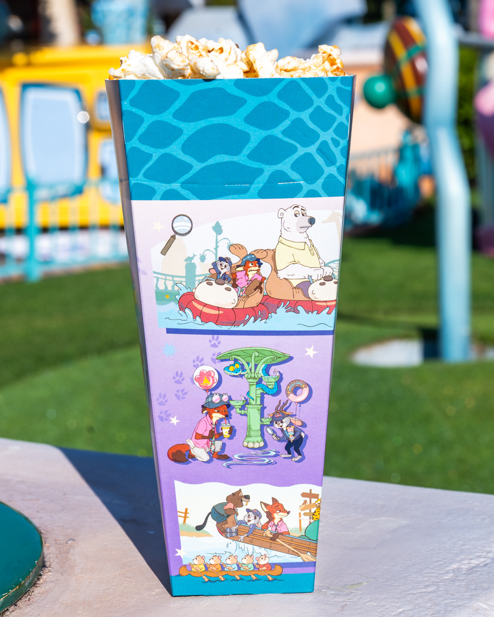 ポップコーン、レギュラーボックス（『ズートピア2』デザイン2