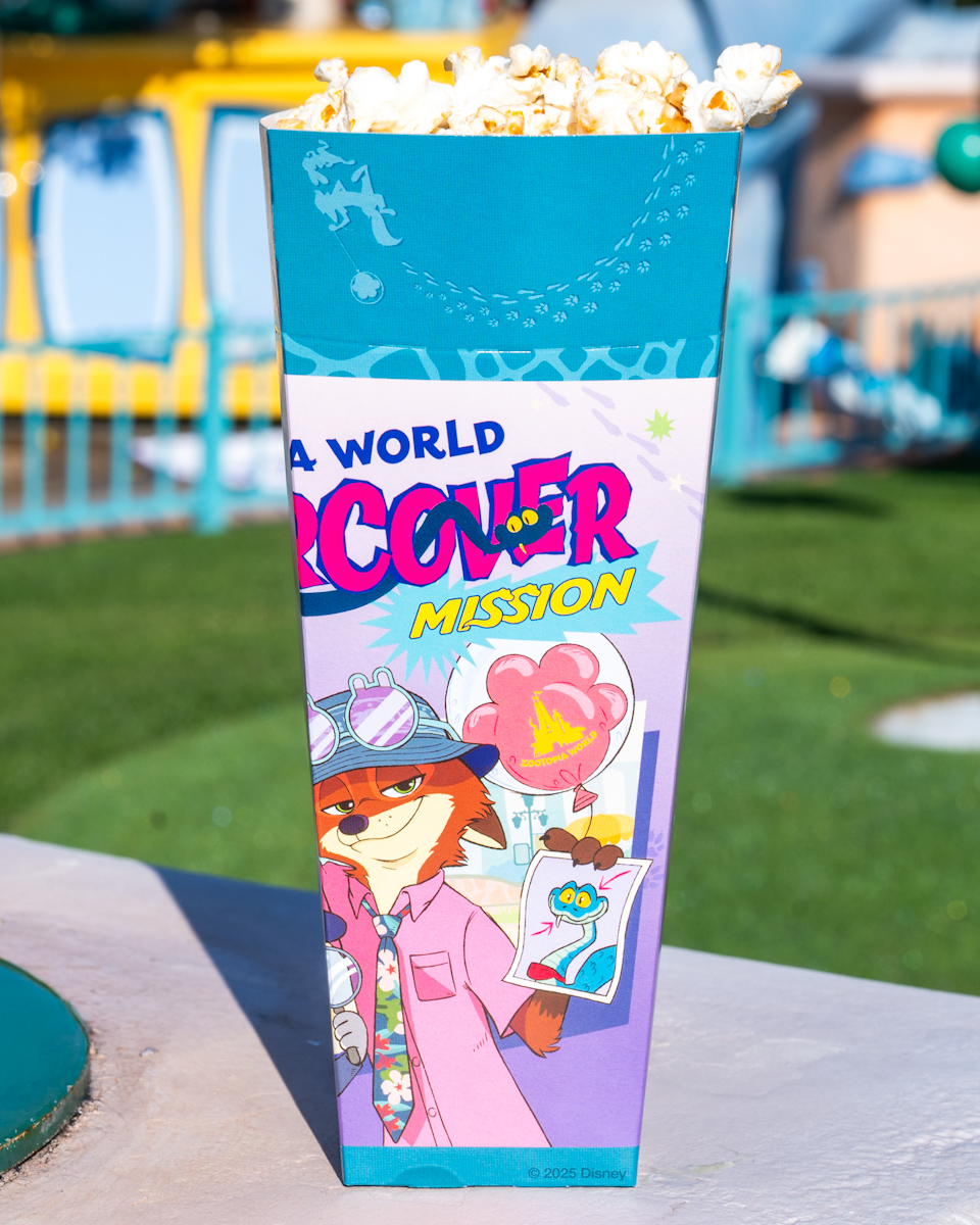 ポップコーン、レギュラーボックス（『ズートピア2』デザイン