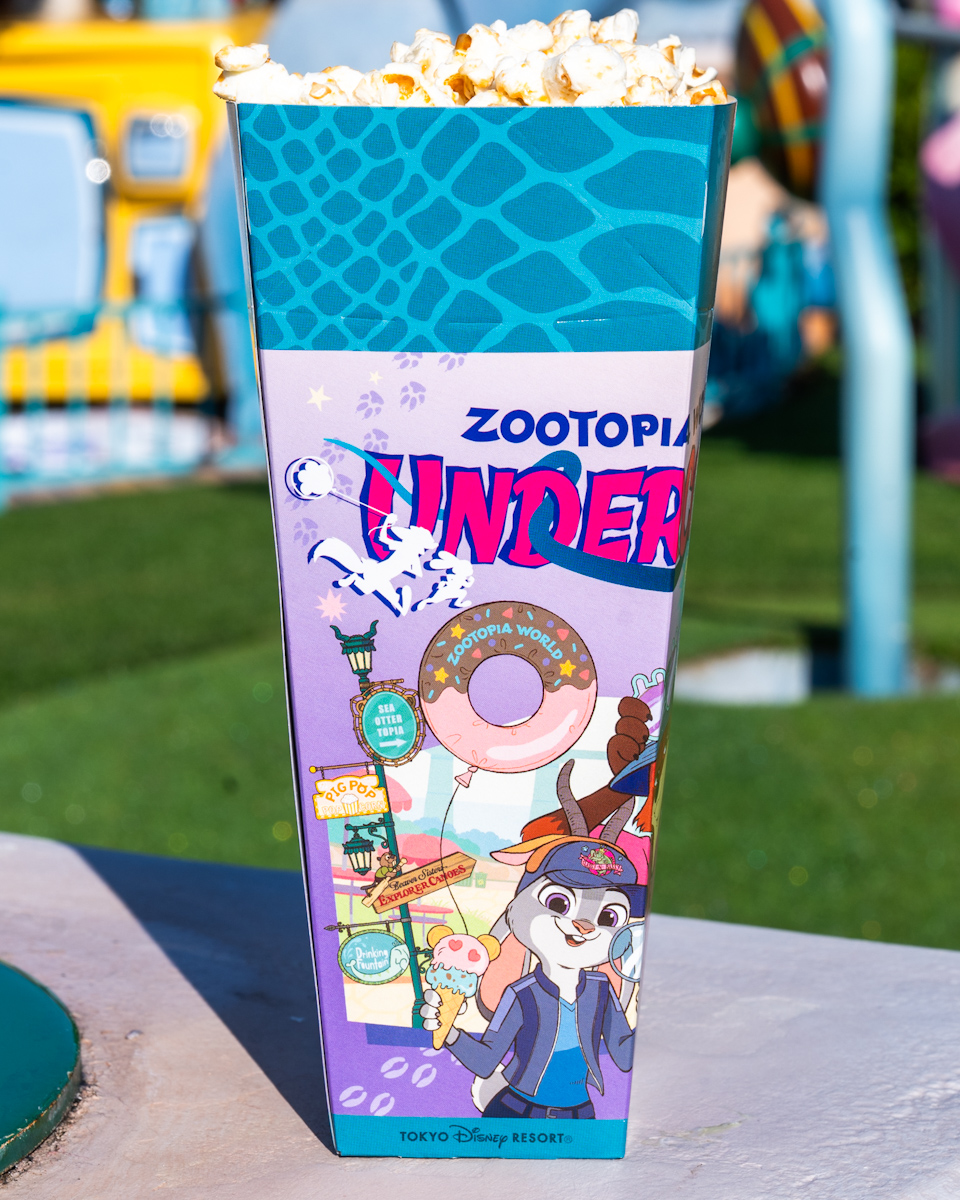ポップコーン、レギュラーボックス（『ズートピア2』デザイン1