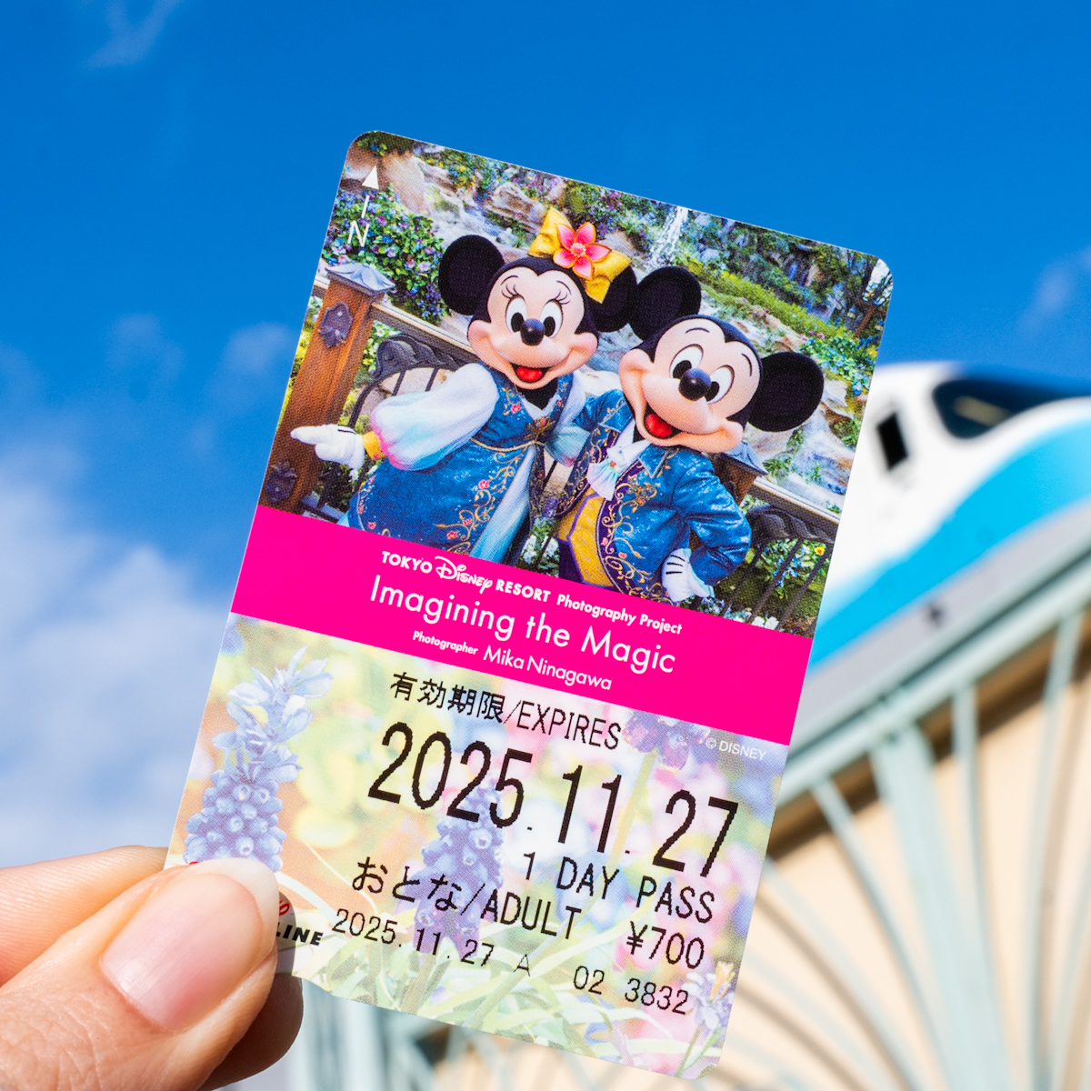 東京ディズニーリゾートライン「イマジニング・ザ・マジック」フリーきっぷ（ミッキー＆ミニー）1