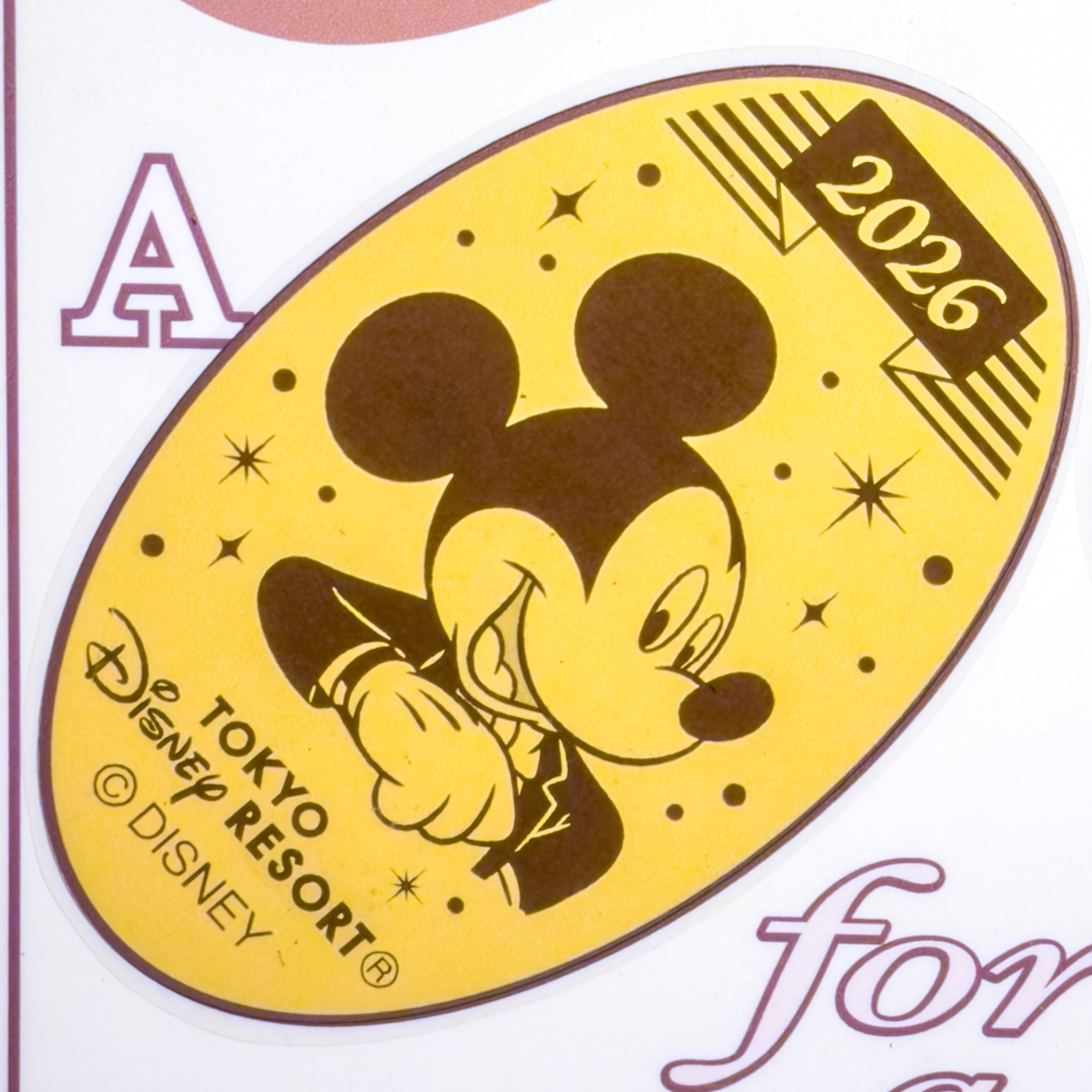 2026年版！東京ディズニーリゾート イヤリースーベニアメダル -