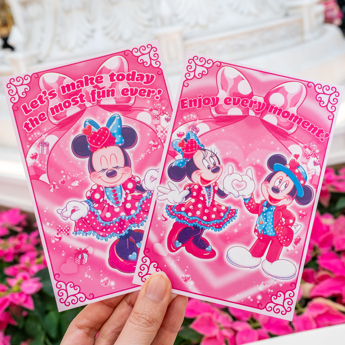 クリスタルパレス・レストラン　ミニーのファンダーランド　グリーティングカード　ランダム