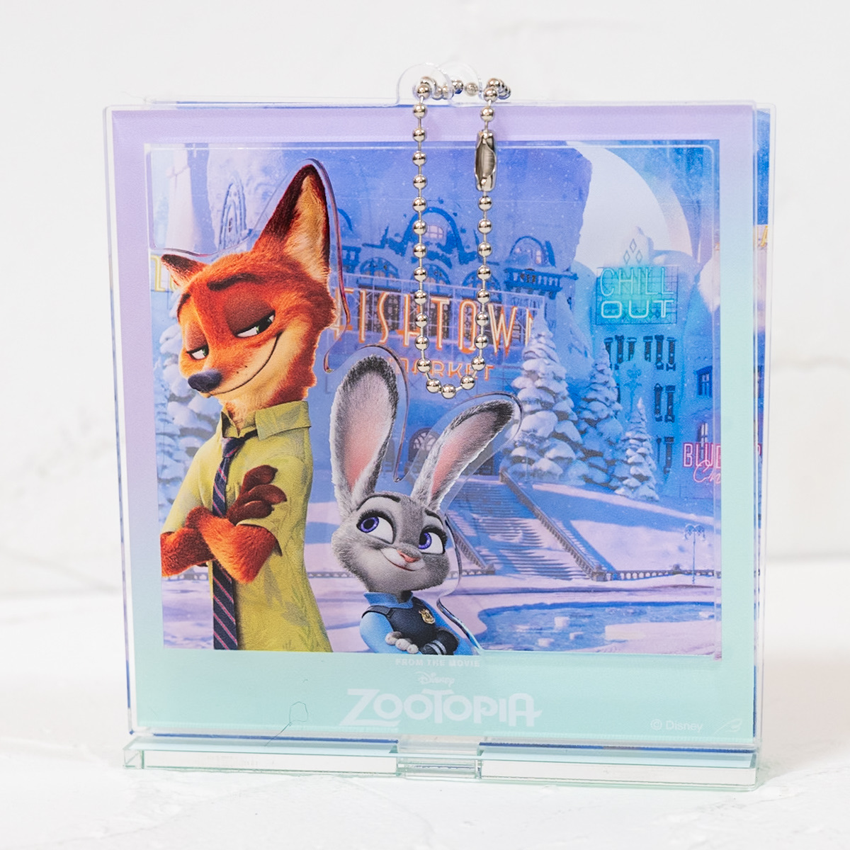 ベルメゾン 2WAY仕様のフォトフレーム風アクリルキーホルダー「ズートピア」2