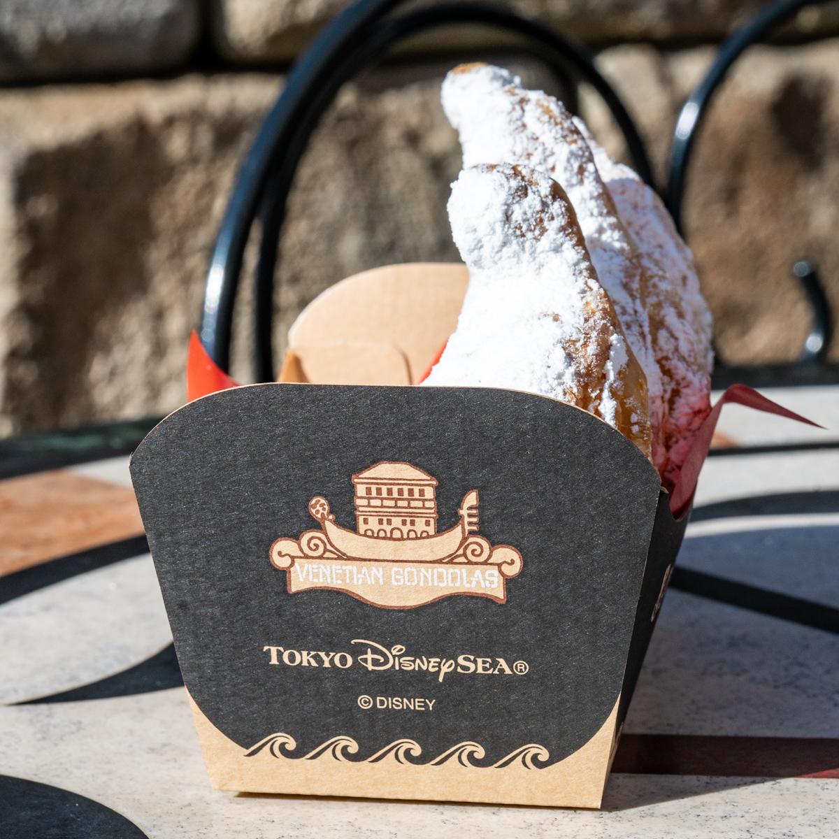 東京ディズニーシー「ゴンドリエ・スナック」キアッケレ（コーヒー＆マスカルポーネ）パッケージ