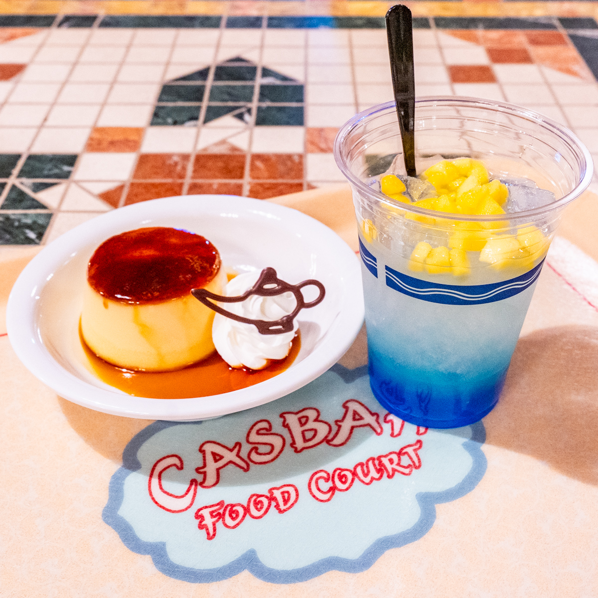 オリジナルカクテル（ジャスミン焼酎＆グレープフルーツ　カスバ・フードコート