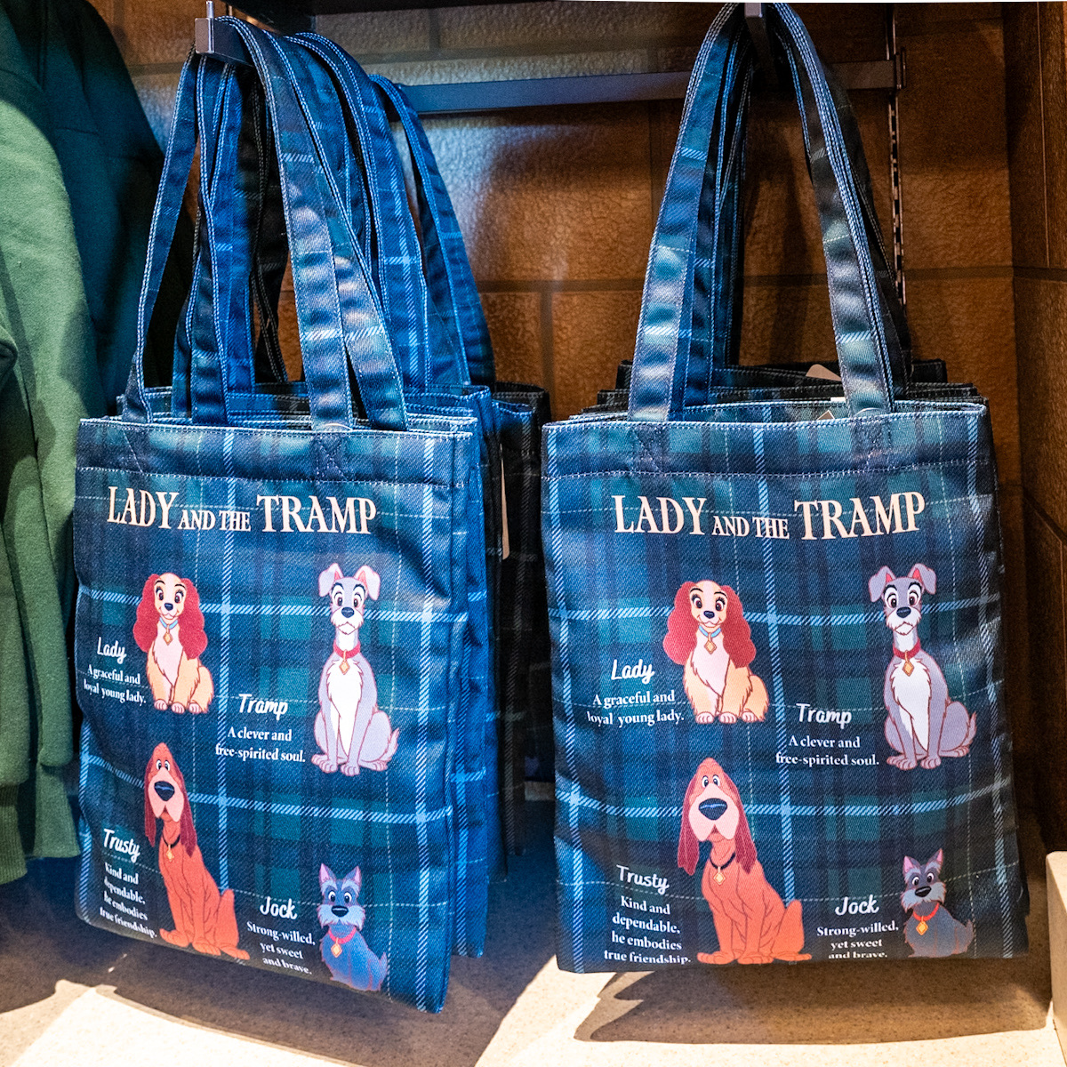 東京ディズニーランド「わんわん物語」グッズ・お土産　トートバッグ