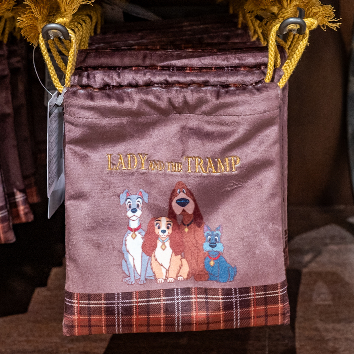 東京ディズニーランド「わんわん物語」グッズ・お土産　きんちゃく