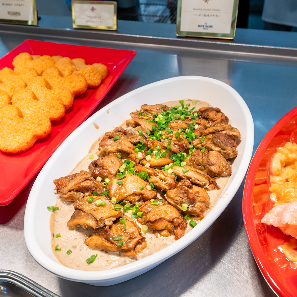 ブルーバイユー・レストランのバーボン風味のチキン