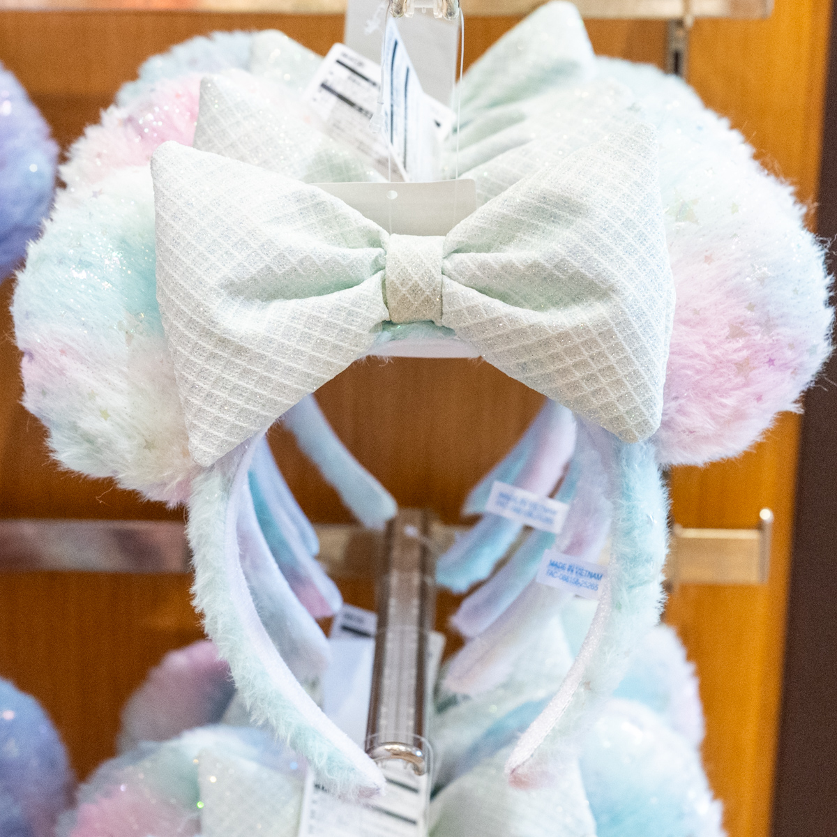 ミニーカチューシャ(ブルー・星)