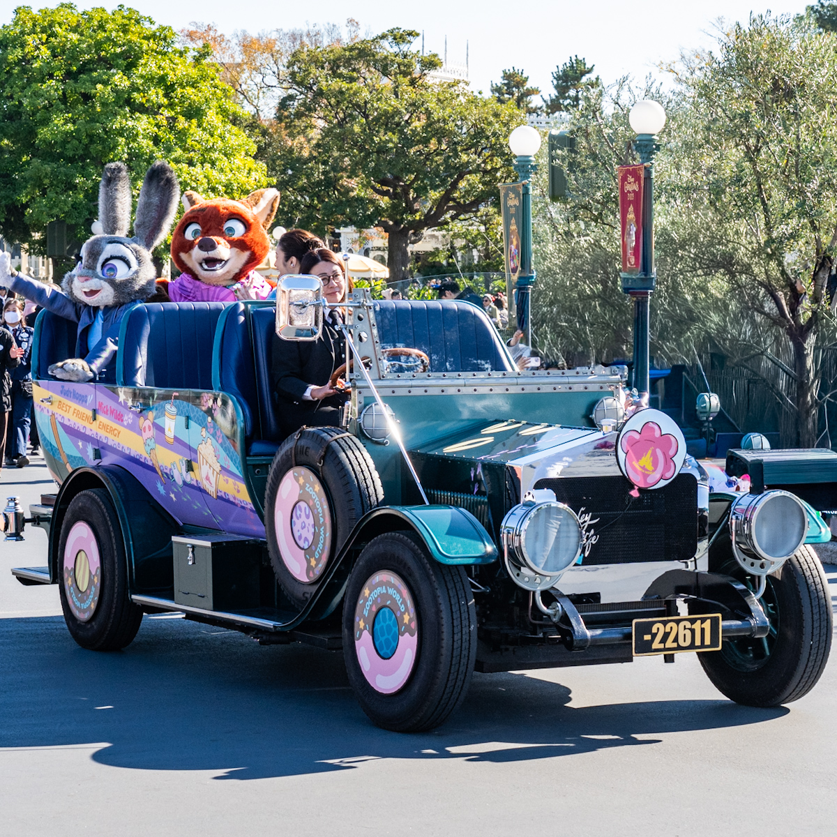 東京ディズニーランド ディズニー映画『ズートピア２』日本公開記念スペシャルグリーティング　オープンカー