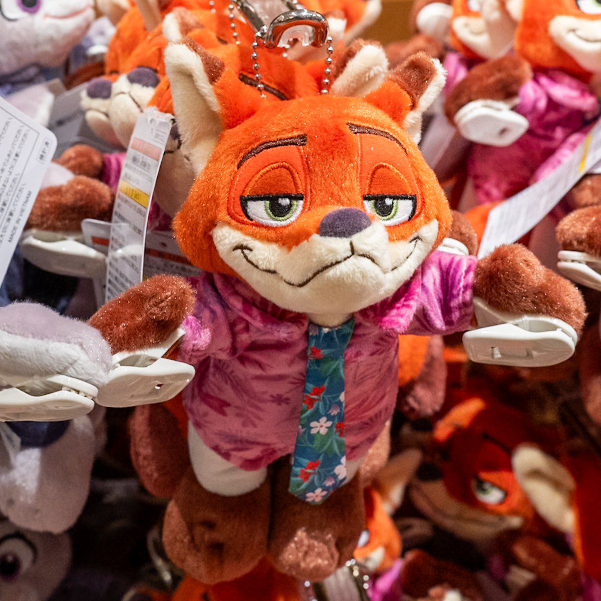 ニック・ワイルド肩のせぬいぐるみ