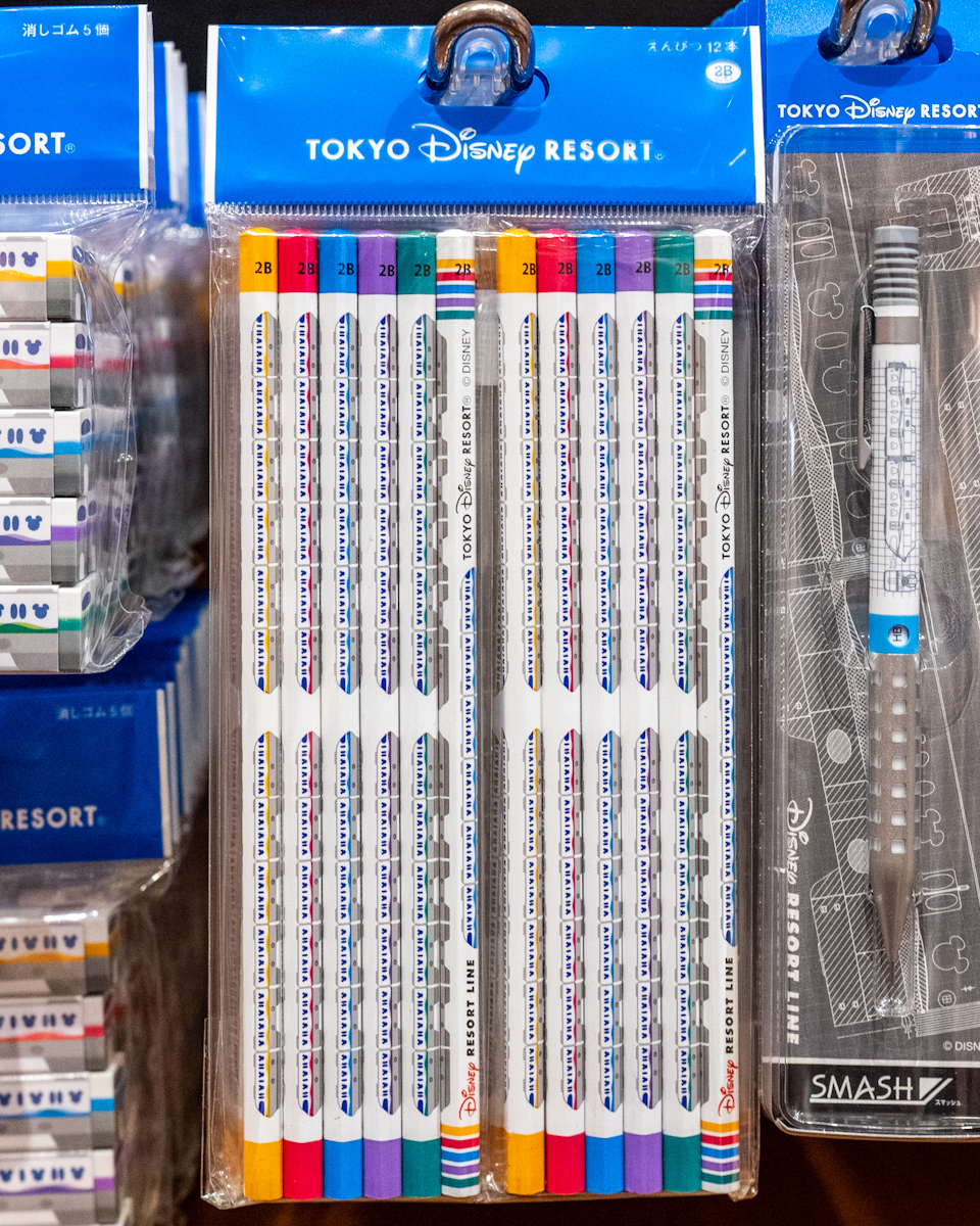 東京ディズニーリゾート「ディズニーリゾートライン」文房具・鉛筆