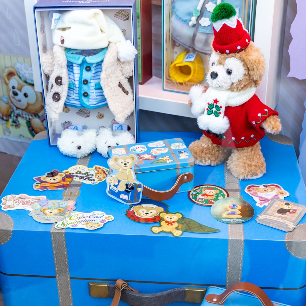 東京ディズニーシー「ダッフィー&フレンズ20周年:カラフルハピネス」”マイ・メモリーズ・ウィズ・ダッフィー”スペシャルグッズ ステッカーセット