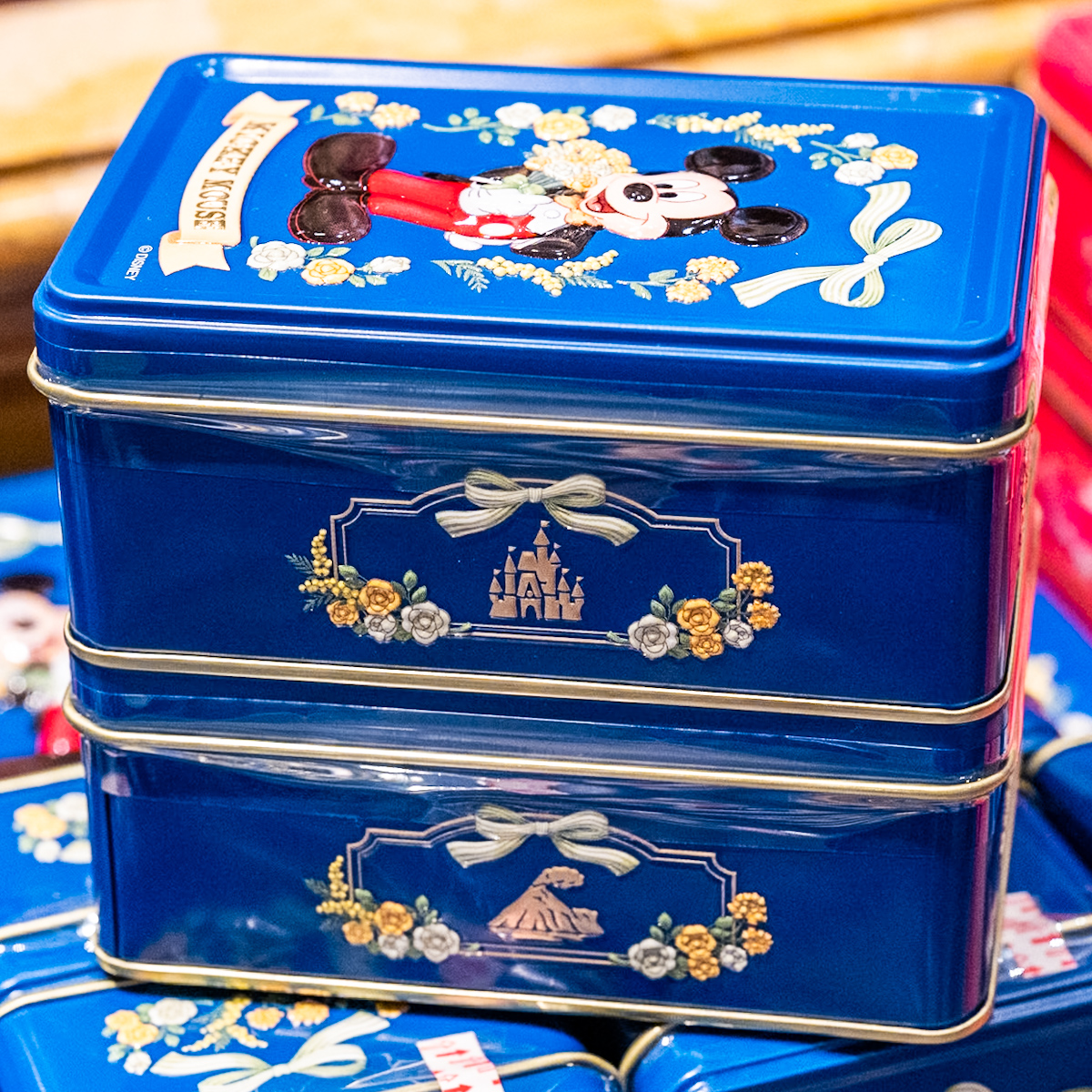 ミッキーチョコレート缶　サイド