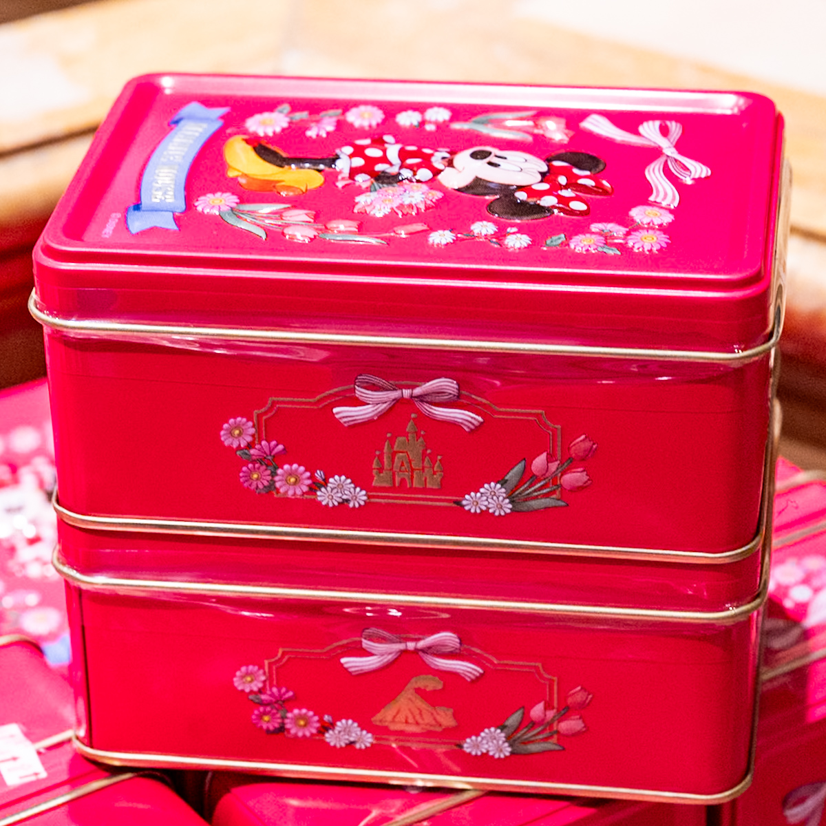 ミニーチョコレート缶　サイド