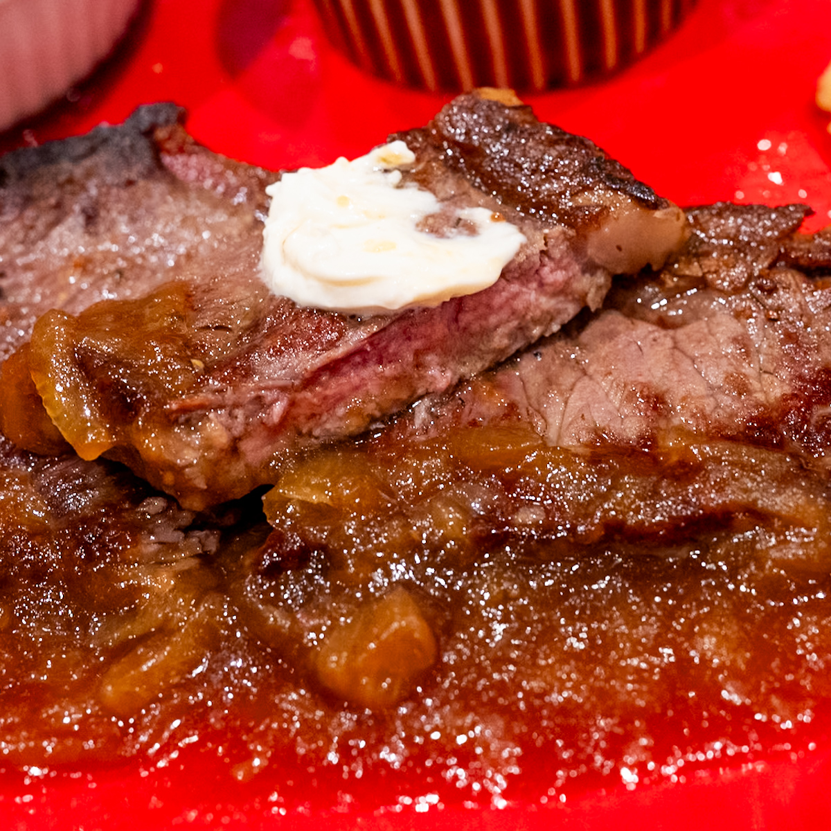 東京ディズニーランド「センターストリート・コーヒーハウス」 ステーキプレート　サーロインステーキ