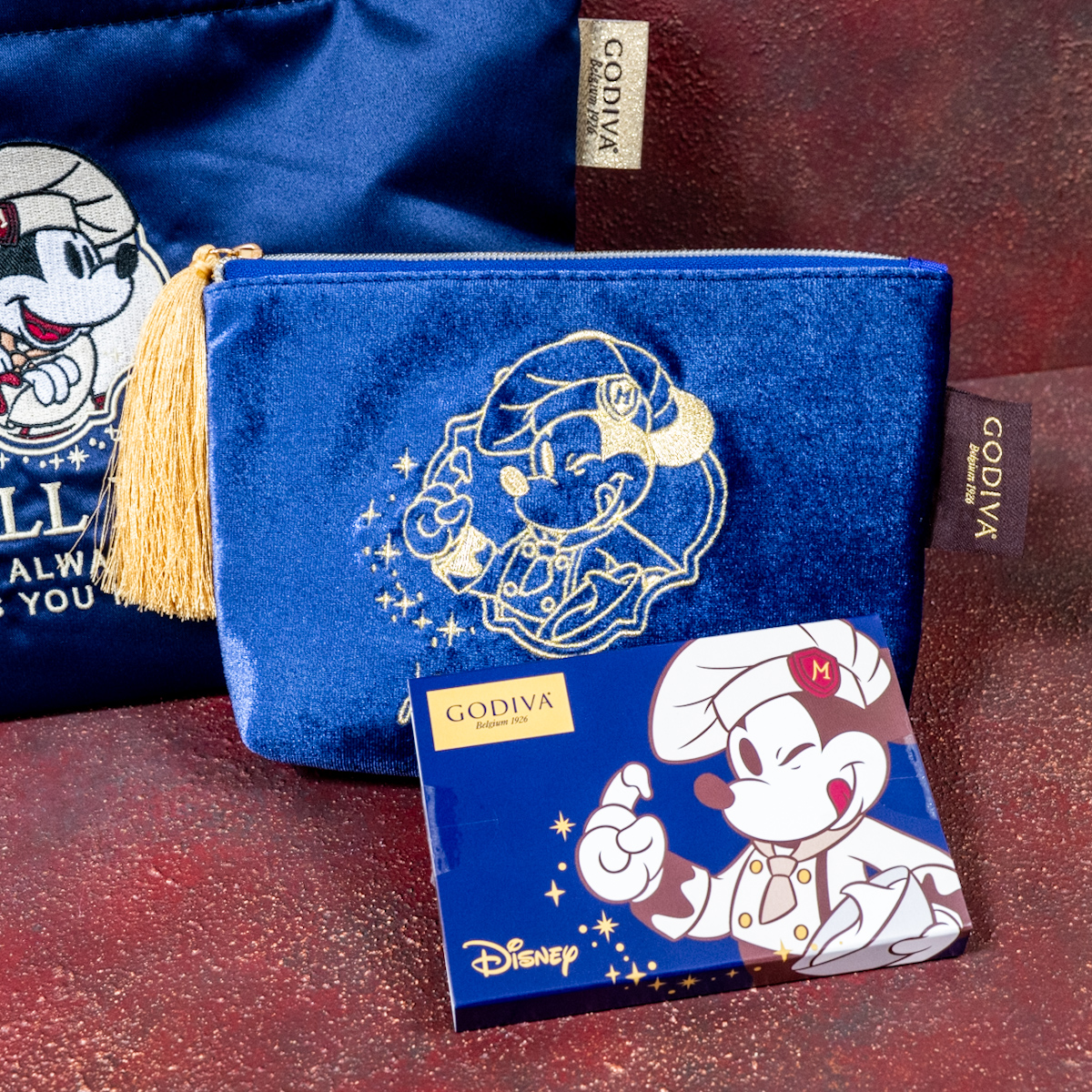 【GODIVA】ミッキー チョコレート カレ アソートメント ポーチ入り DISNEY VALENTINE 2026