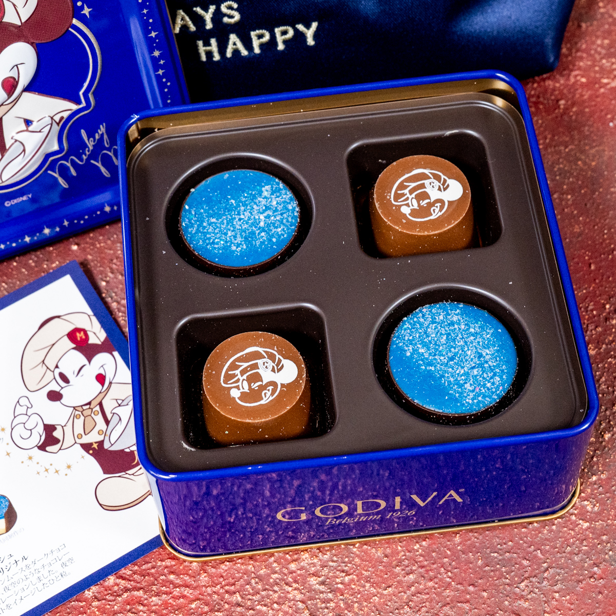【GODIVA】ミッキー チョコレート アソートメント 缶入り DISNEY VALENTINE 2026　チョコ