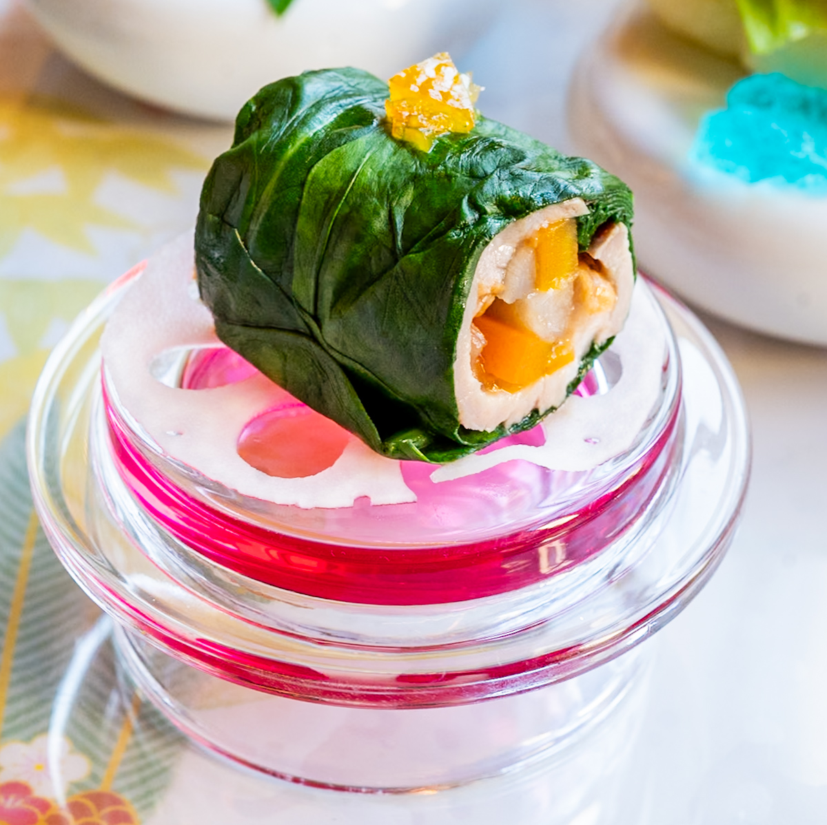 鴨のローストと金柑のコンポート