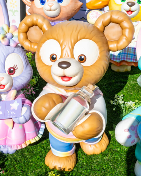 フォトスポット ダッフィー＆フレンズのハートフェルト・レターズ・オブ・フレンドシップデザイン　ダッフィー