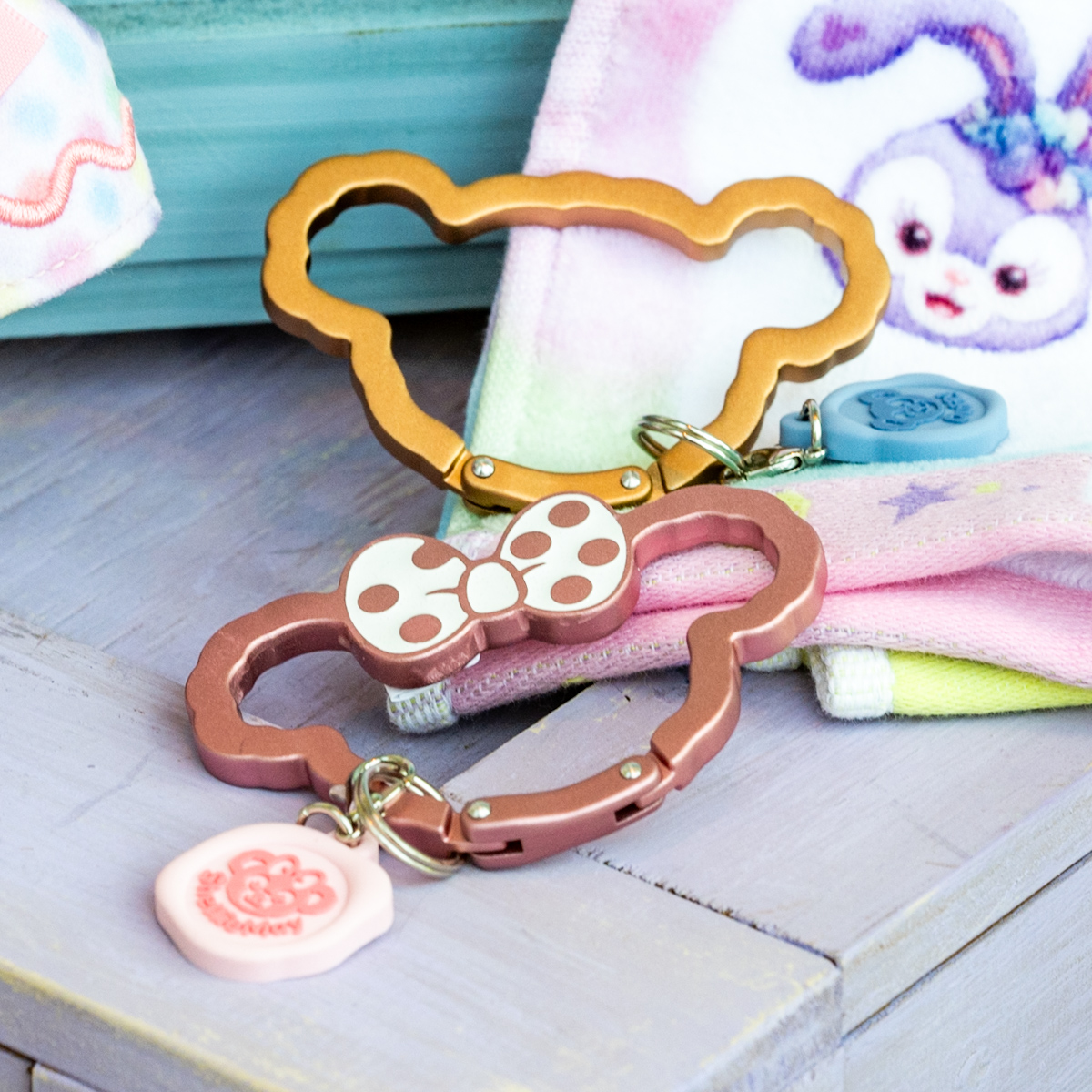 ダッフィー、シェリーメイカラビナ