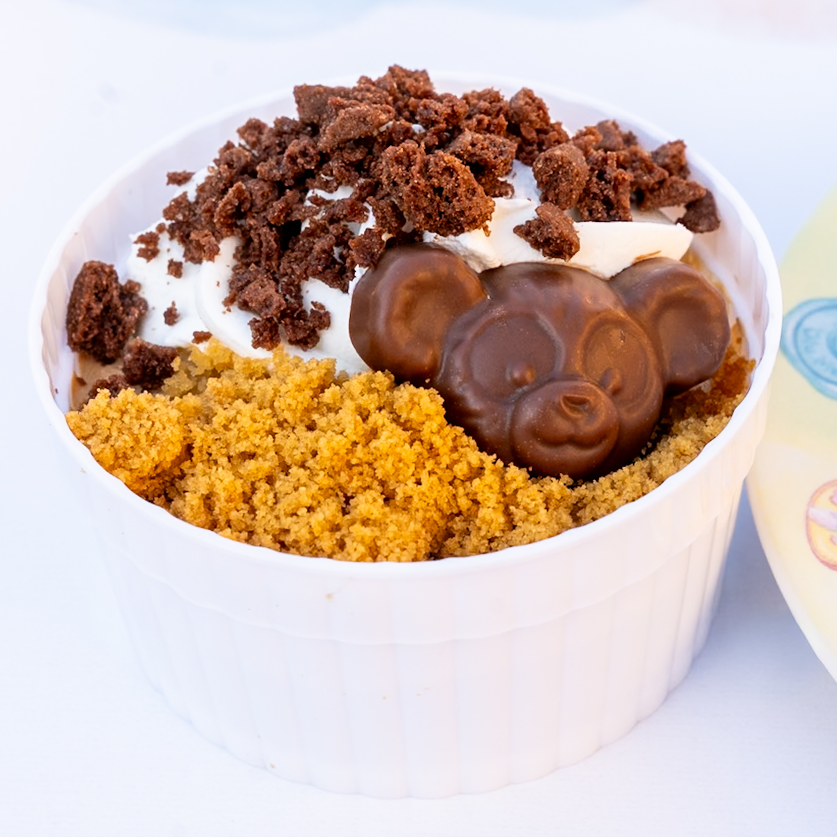 キャラメルとチョコのアップルクランブルケーキ