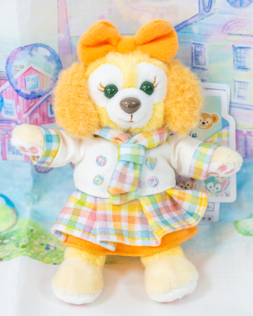 東京ディズニーシー「ダッフィー＆フレンズのハートフェルト・レターズ・オブ・フレンドシップ」スペシャルグッズ　クッキー・アンぬいぐるみバッジ