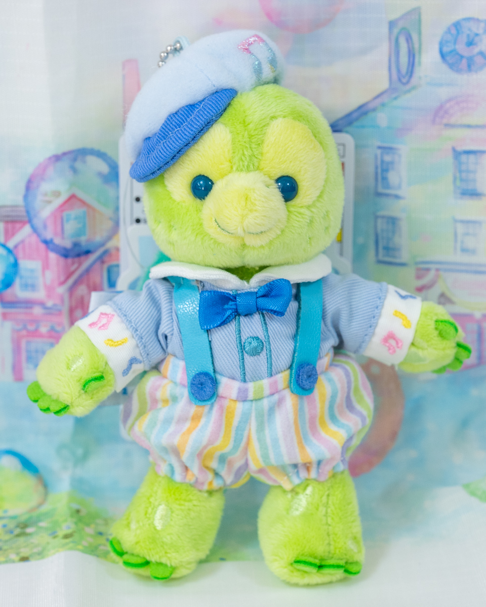 東京ディズニーシー「ダッフィー＆フレンズのハートフェルト・レターズ・オブ・フレンドシップ」スペシャルグッズ　オル・メルぬいぐるみバッジ